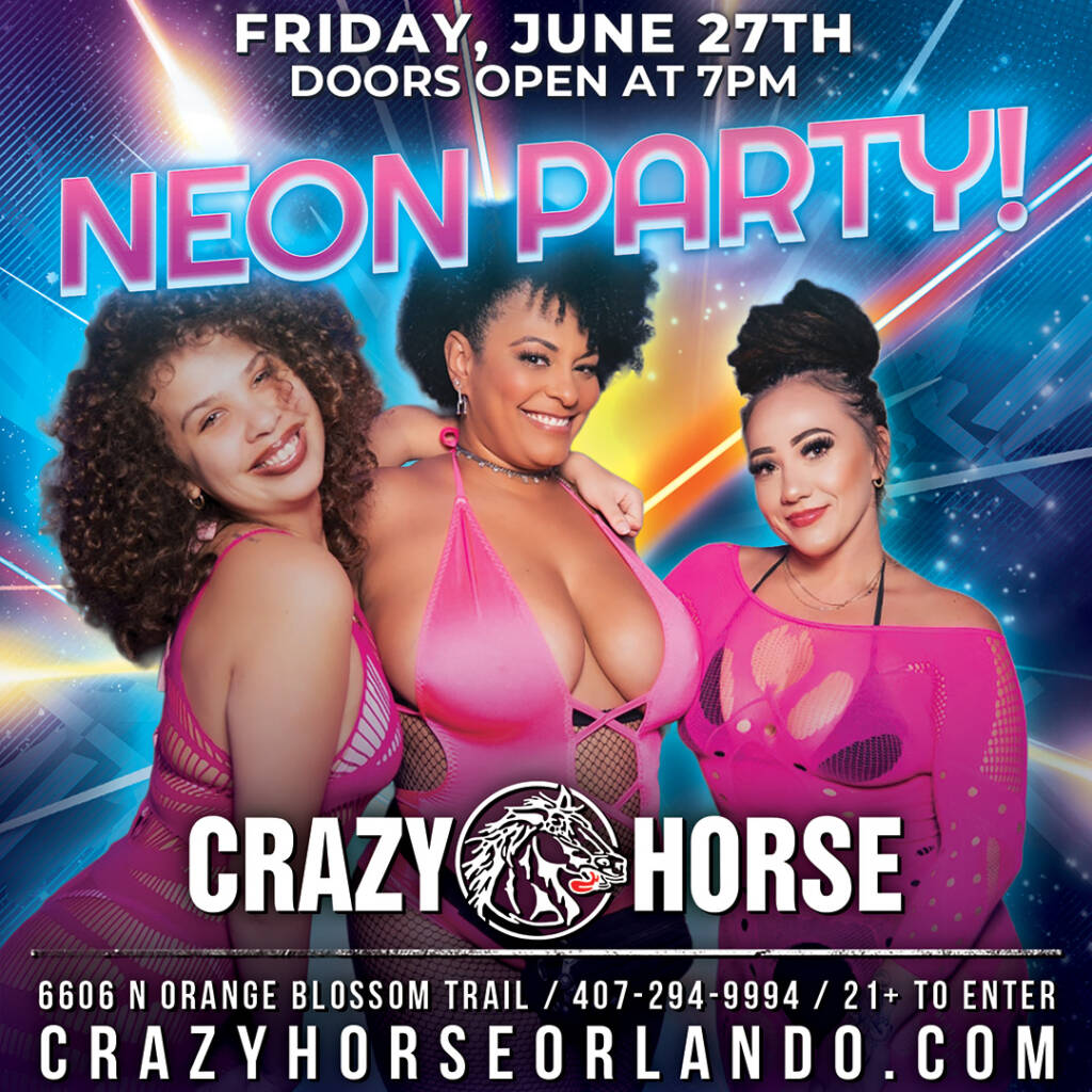 crazy horse gentlemen's club orlando neon party