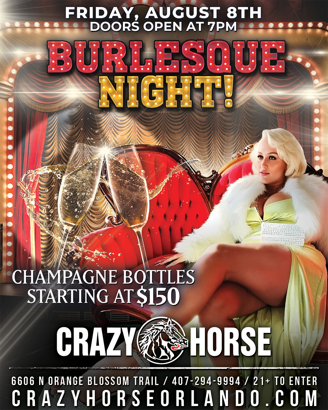 burlesque night burlesque party