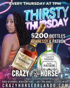 crazy Horse thirsty thursday orlando