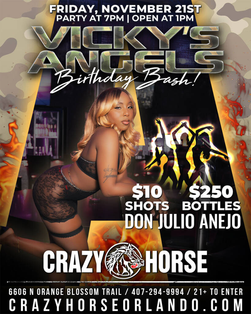 vicky's angels birthday bash at crazy horse