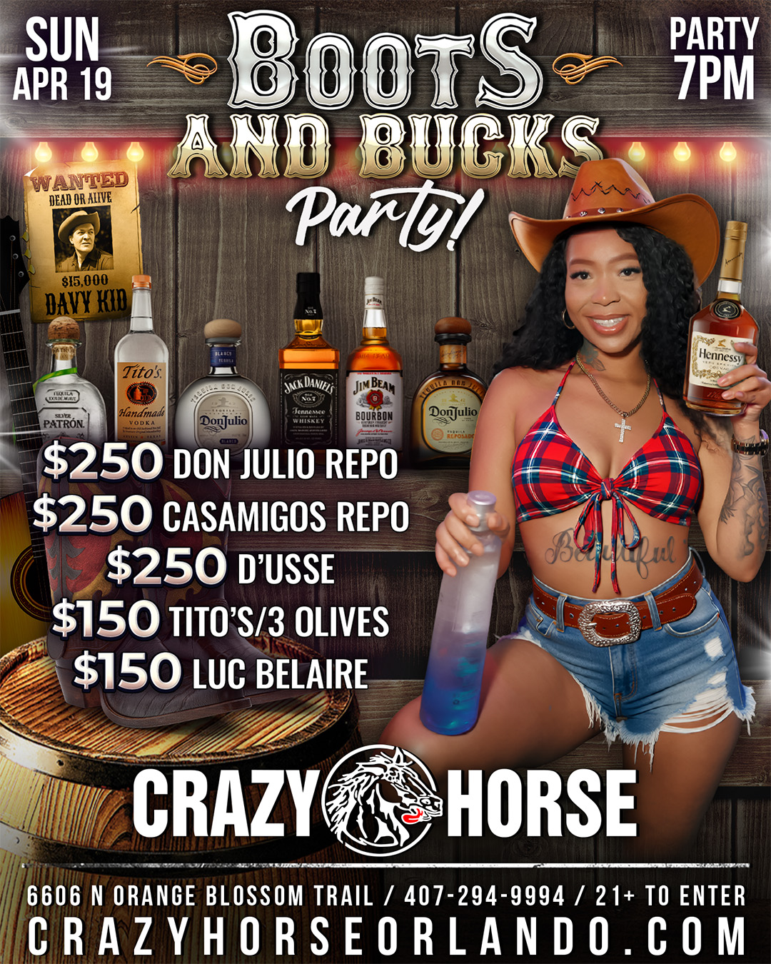 boots and bucks party