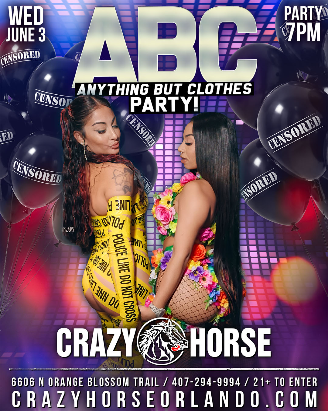 abc party anything but clothes party